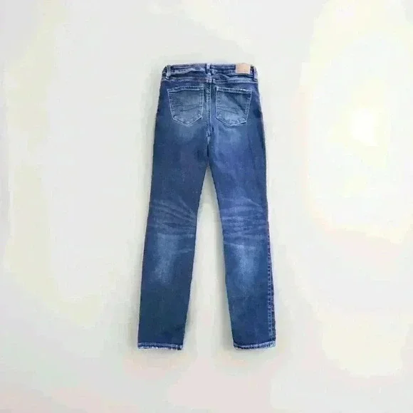 American Eagle Women's Super Stretch Skinny Denim Jeans Size 2 Regular - Picture 2 of 9